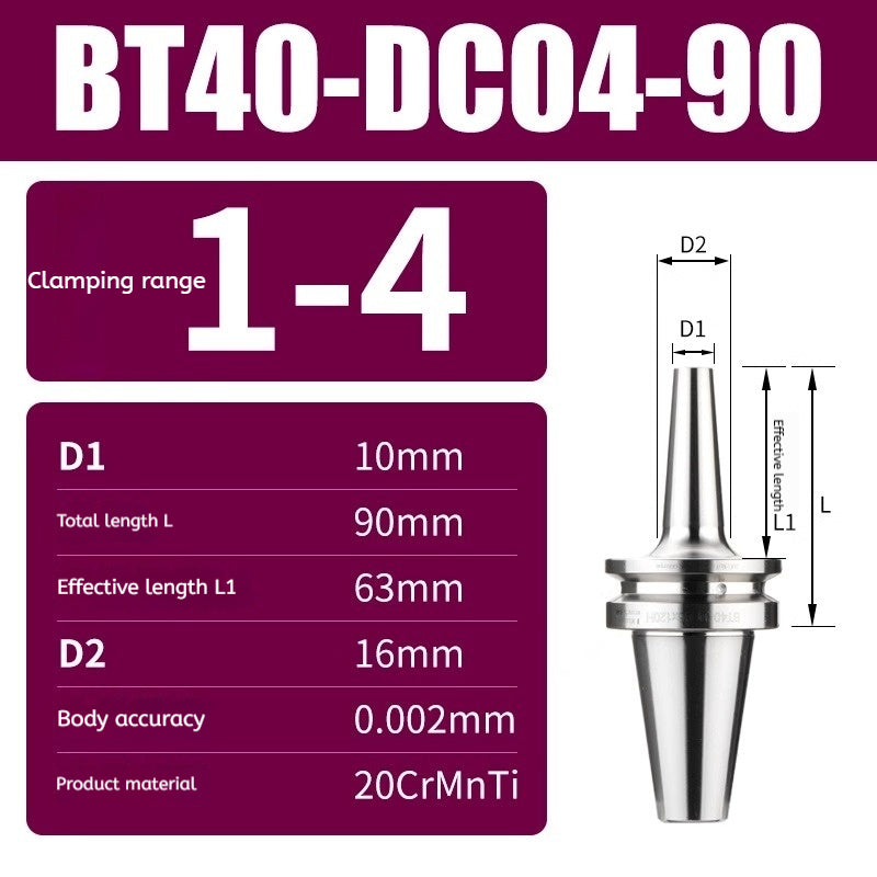 10045 BT30/BT40/BT50-DC high precision back-pull tool holder Shandong Denso Pricision Tools Co.,Ltd.